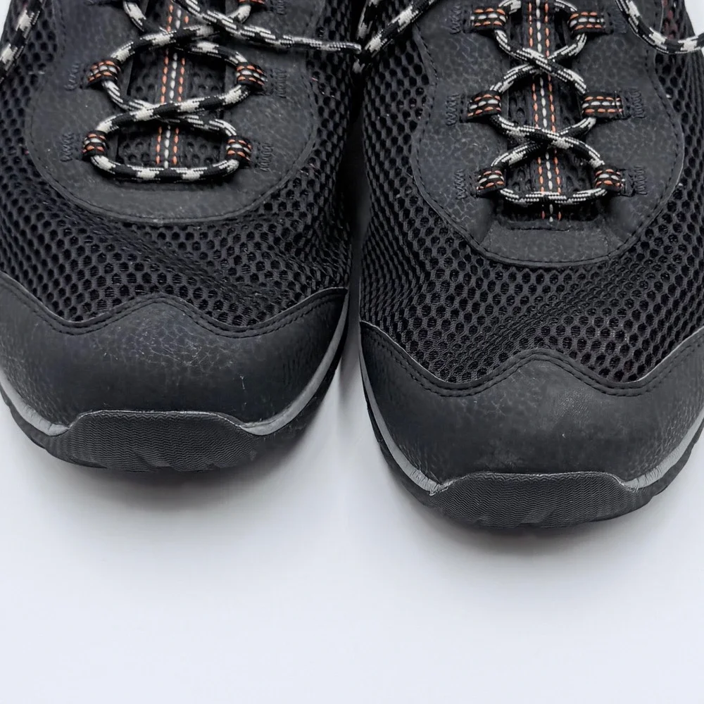 Merrell Mens J289763C Hiking Shoes Black Grey Orange Mesh Trail Sneakers Size 15